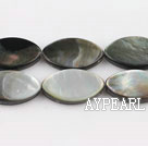 black lip shell beads,10*17mm horse eye,sold per 15.75-inch strand