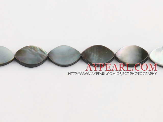 black lip shell beads,15*20mm horse eye,sold per 15.75-inch strand