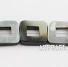 black lip shell beads,5*18mm square,hollow,Sold per 15.75-inch strands