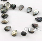 black lip shell beads,10*14mm teardrop,faceted,lateral hole,Sold per 15.75-inch strands