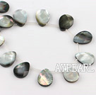 black lip shell beads,13*18mm teardrop,faceted,lateral hole,Sold per 15.75-inch strands