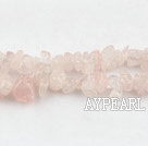 Chip Stone Beads, 3*7mm rose quartz, Sold per 35.4-inch strand