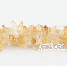 Chip Stone Beads, 3*7mm citrine, Sold per 35.4-inch strand