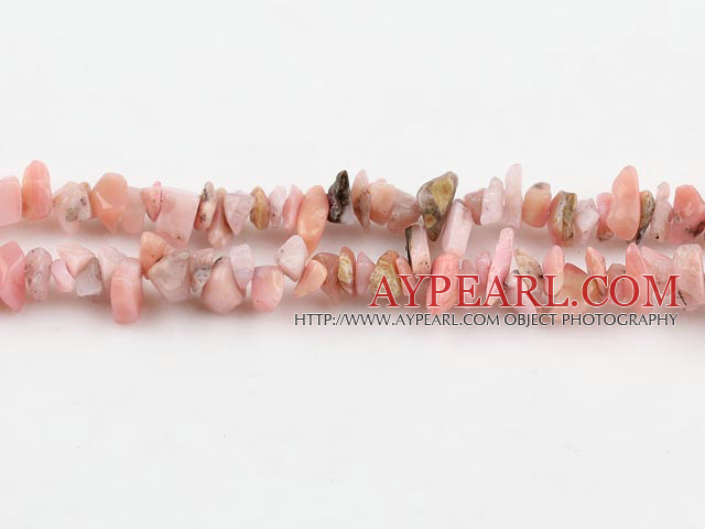 Chip Stone Beads, Pink, 3*7mm Opal, Sold per 35.4-inch strand