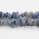 Chip Stone Beads, 3*5mm blue mineral, Sold per 35.4-inch strand