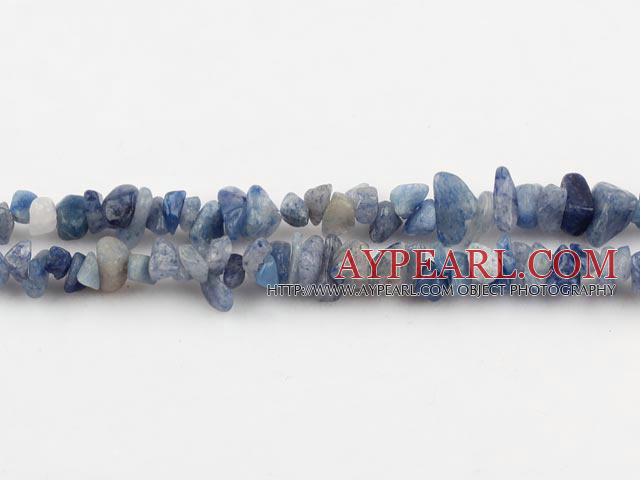 Chip Stone Beads, 3*5mm blue mineral, Sold per 35.4-inch strand