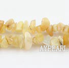 yellow opal chips, 4*7mm,sold per 35.43-inch strand