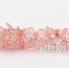 cherry quartz chips ,3*7mm,sold per 35.43-inch strand