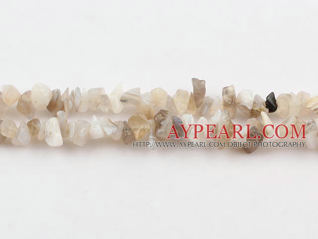 grey agate chips ,3*7mm, sold per 35.43-inch strand