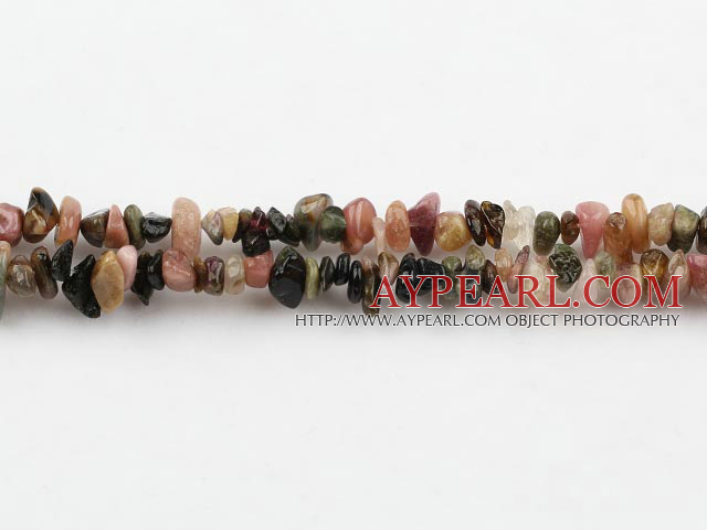 tourmaline chips ,3*7mm, sold per 35.43-inch strand