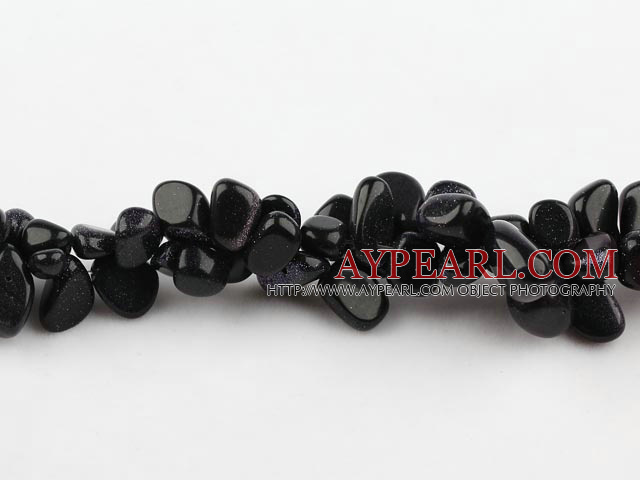 blue sandstone beads,6*10mm,top drilled ,sold per 14.96-inch strand
