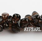 smoky quartz beads,8*10mm,top drilled , sold per 15.75-inch strand