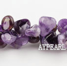 Amethyst Gemstone Beads, Purple, 10*18mm Natural, hole, Sold per 15.7-inch strand