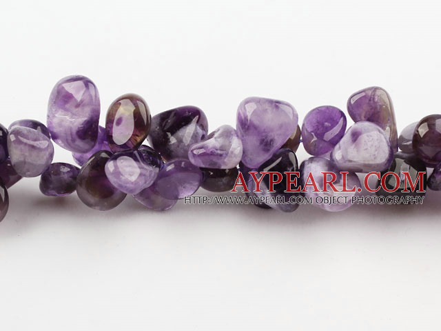 Amethyst Gemstone Beads, Purple, 10*18mm Natural, hole, Sold per 15.7-inch strand