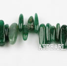 Old Aventurine Gemstone Beads, 4*21 long tooth, hole shape, Sold per 15.4-inch strand