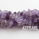 Chip Stone Beads, 3*7mm Amethyst, circle angle, Sold per 34.6-inch strand
