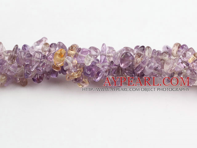 Chip Stone Beads, 4*8mm amethyst, trasparant, circle angle, Sold per 34.6-inch strand