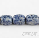 blue spot beads,13*18mm octagon, sold per 15.75-inch strand