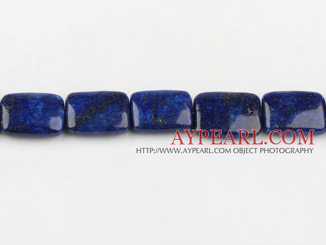 Lapis Gemstone Beads, Blue, 5*14*19mm rectangle,Sold per 15.75-inch strands