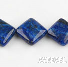 Lapis Gemstone Beads, Blue, 5*20mm opposite angles, square,Sold per 15.75-inch strands