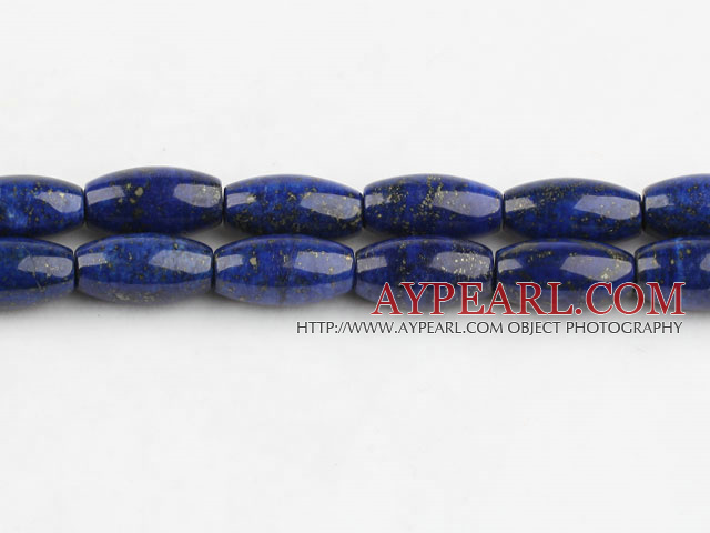 Lapis Gemstone Beads, Blue, 12*19mm rice shape,Sold per 15.75-inch strands