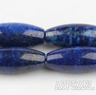 Lapis Gemstone Beads, Blue, 12*30mm rice shape,Sold per 16.54-inch strands