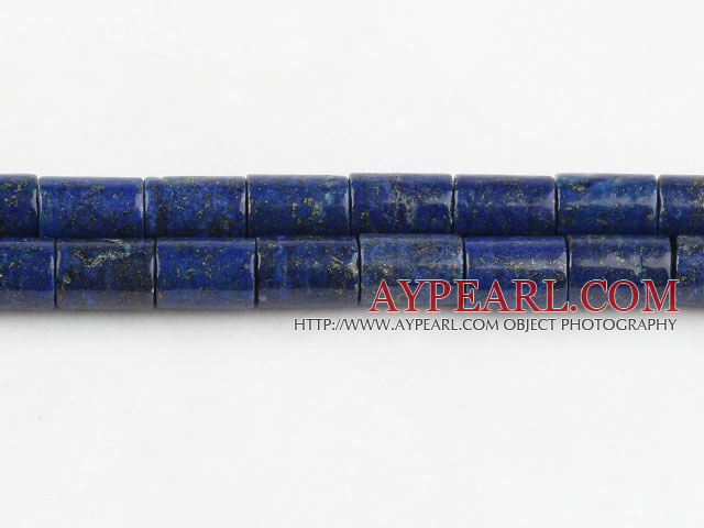 Lapis Gemstone Beads, 10*15mm cylinder shape,Sold per 15.75-inch strands