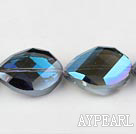 manmade crystal beads,9*18*25mm facet,accompany with colors,sold per strand , about 14.57inches