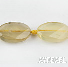 Citrine Gemstone Beads, Yellow, 8*20*30mm egg shape,Sold per 15.75-inch strands