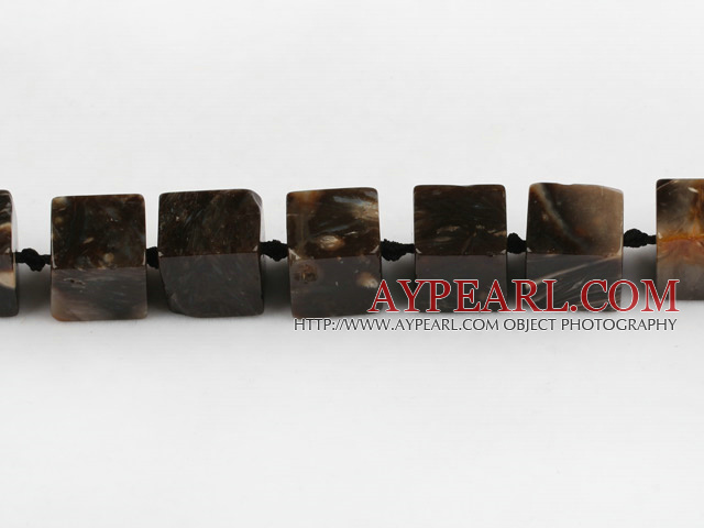 Gemstone Beads, 16*16mm square,Sold per 16.54-inch strands