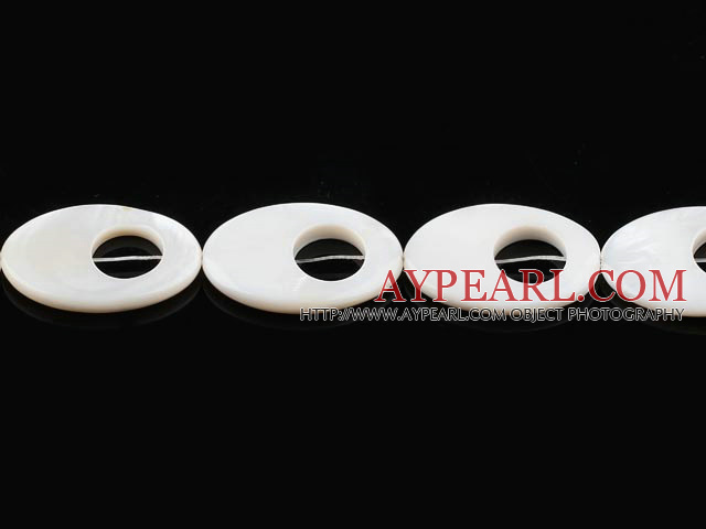 Shell Beads, White, 5*20*30mm hollow out egg shape, Sold per 15-inch strand