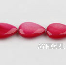 Shell Beads, Wine Red, 5*10*14mm dyed drope shape, Sold per 15.4-inch strand
