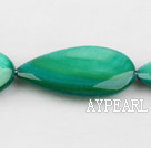 shell beads,dyed,15*30mm teardrop,sold per 15.75-inch strand