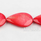 shell beads,dyed,15*30mm teardrop,sold per 15.75-inch strand