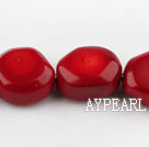 coral beads,12*20*23mm egg,red,Grade A,about 6 strands/kg