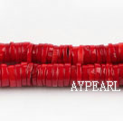 coral beads,6*8mm baroque,red,Grade A,about 59 strands/kg