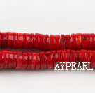 coral beads,6*8mm baroque,red,Grade A,about 59 strands/kg