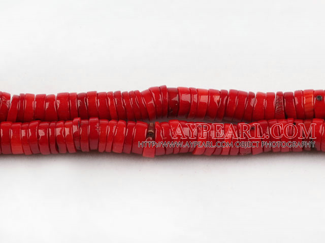 coral beads,6*8mm baroque,red,Grade A,about 59 strands/kg