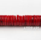 coral beads,6*8mm baroque,red,Grade A,about 59 strands/kg