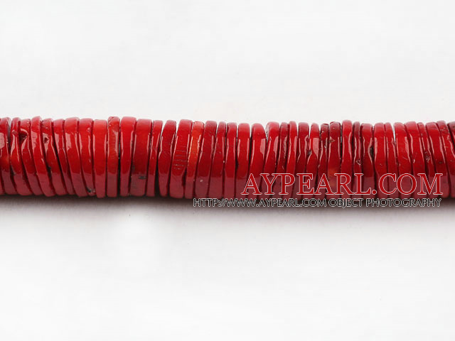 coral beads,6*8mm baroque,red,Grade A,about 59 strands/kg