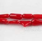 coral beads,5*10mm,red,about 67 strands/kg