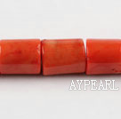 coral beads,15*18mm columniform,pink,Grade A,about 3 strands/kg