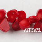 coral beads,12*17mm sun flower seeds,red,about 8 strands/kg