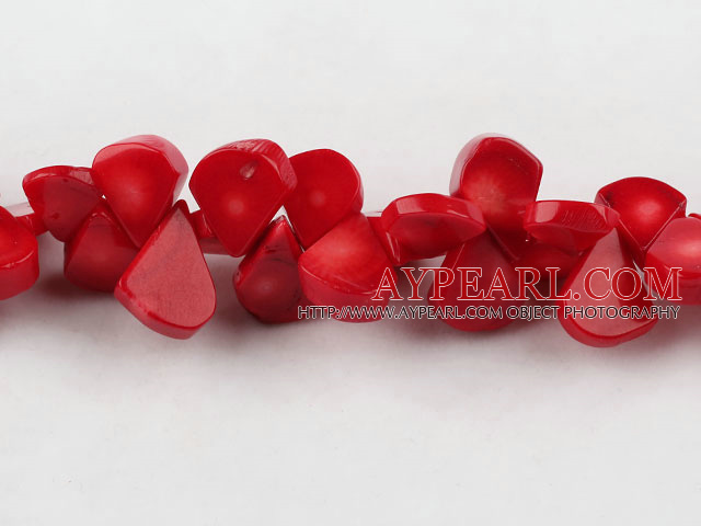 coral beads,12*17mm sun flower seeds,red,about 8 strands/kg