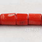 coral beads,11*13mm columniform,pink,about 10 strands/kg