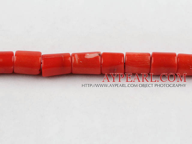 coral beads,11*13mm columniform,pink,about 10 strands/kg