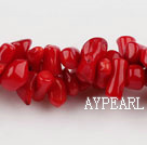 coral beads,4*8mm seedling,red,about 23 strands/kg