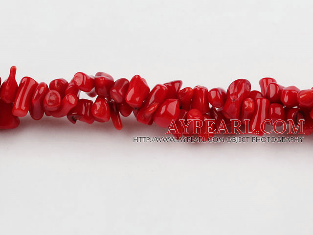 coral beads,4*8mm seedling,red,about 23 strands/kg