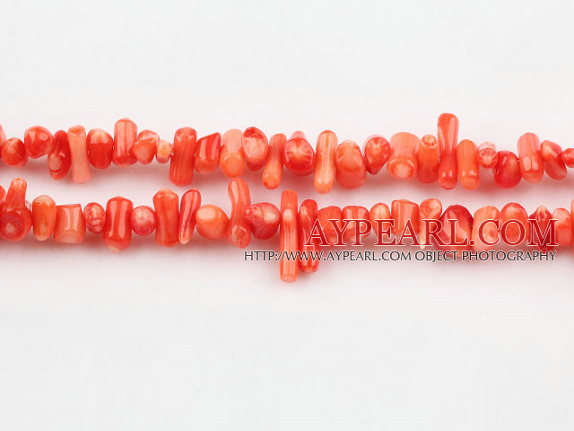 coral beads,4*8mm plantlet,pink,about 30 strands/kg