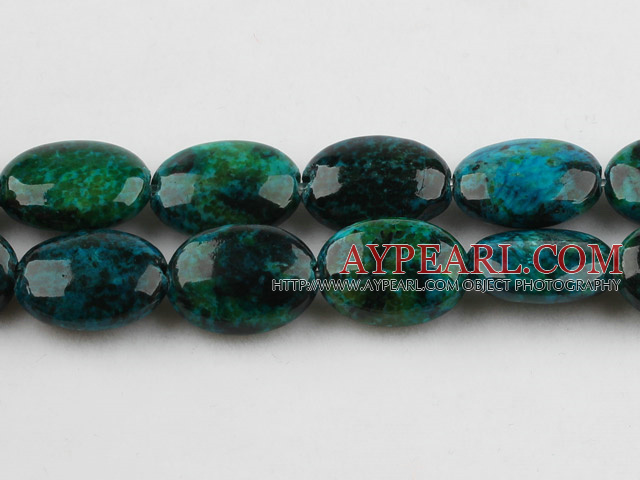 Chrysocolla beads, Green, 5*10*14mm egg shape, Sold per 15.4-inch strand